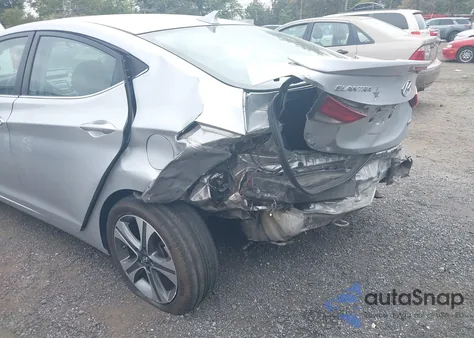 2015 Hyundai Elantra Sport z USA, uszkodzony, nr VIN KMHDH4AH2FU249094